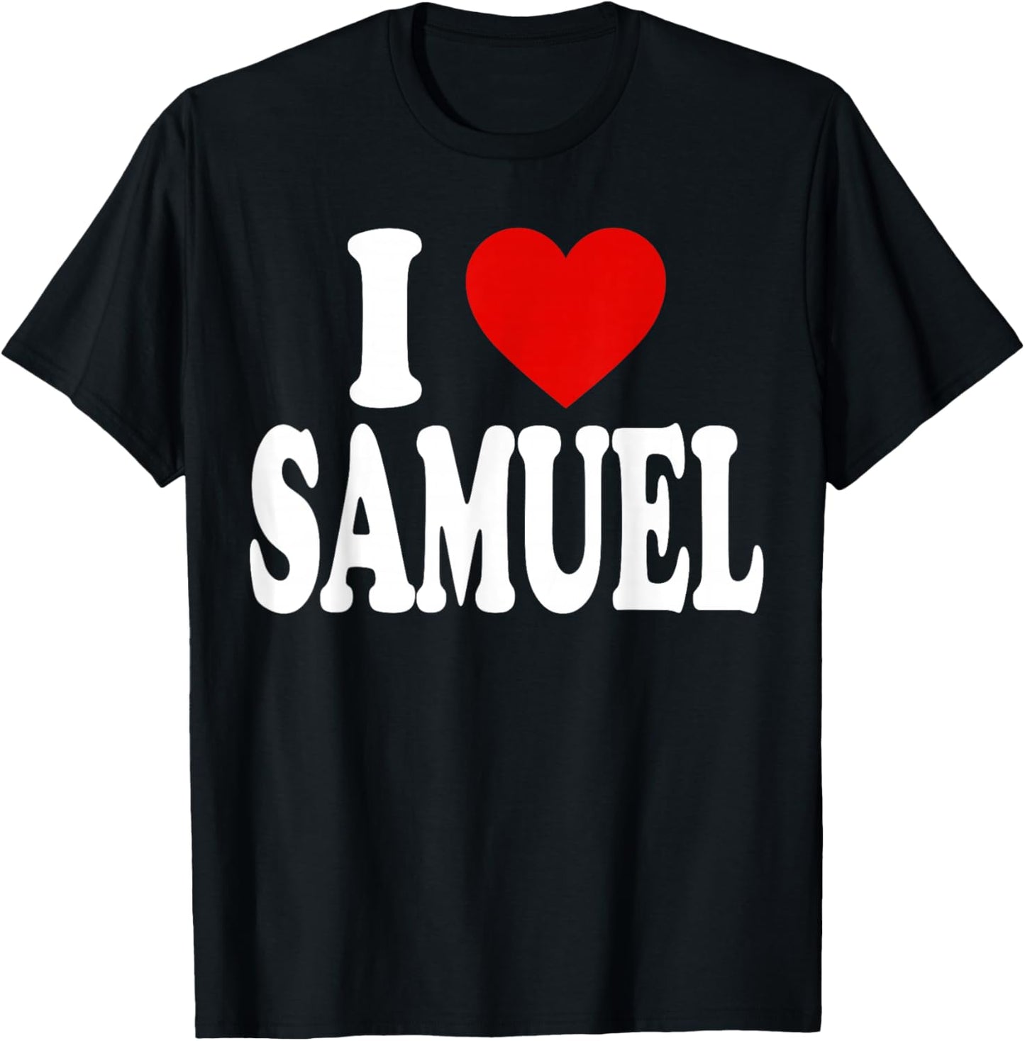 I Heart Love Samuel T-Shirt - T-Shirt | Black