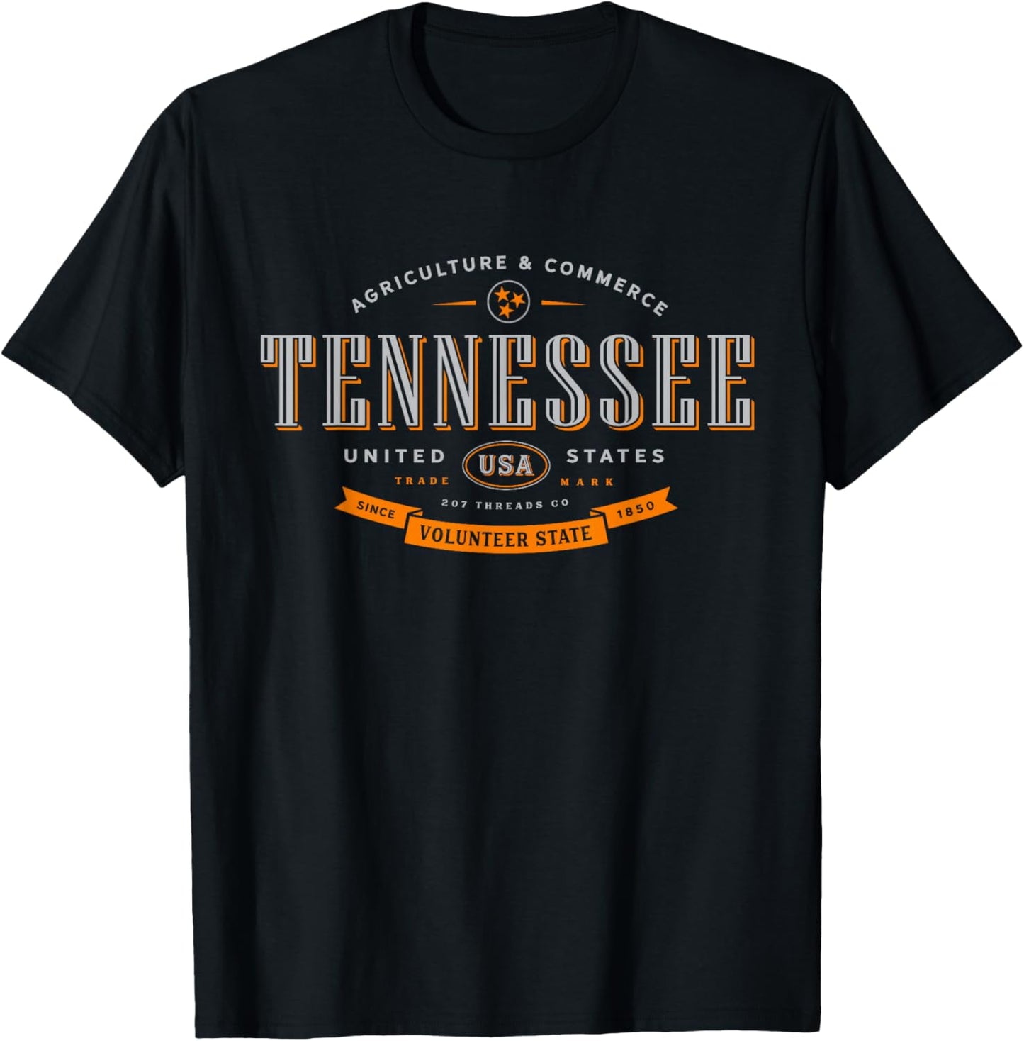 State of Tennessee T-Shirt - T-Shirt | Black