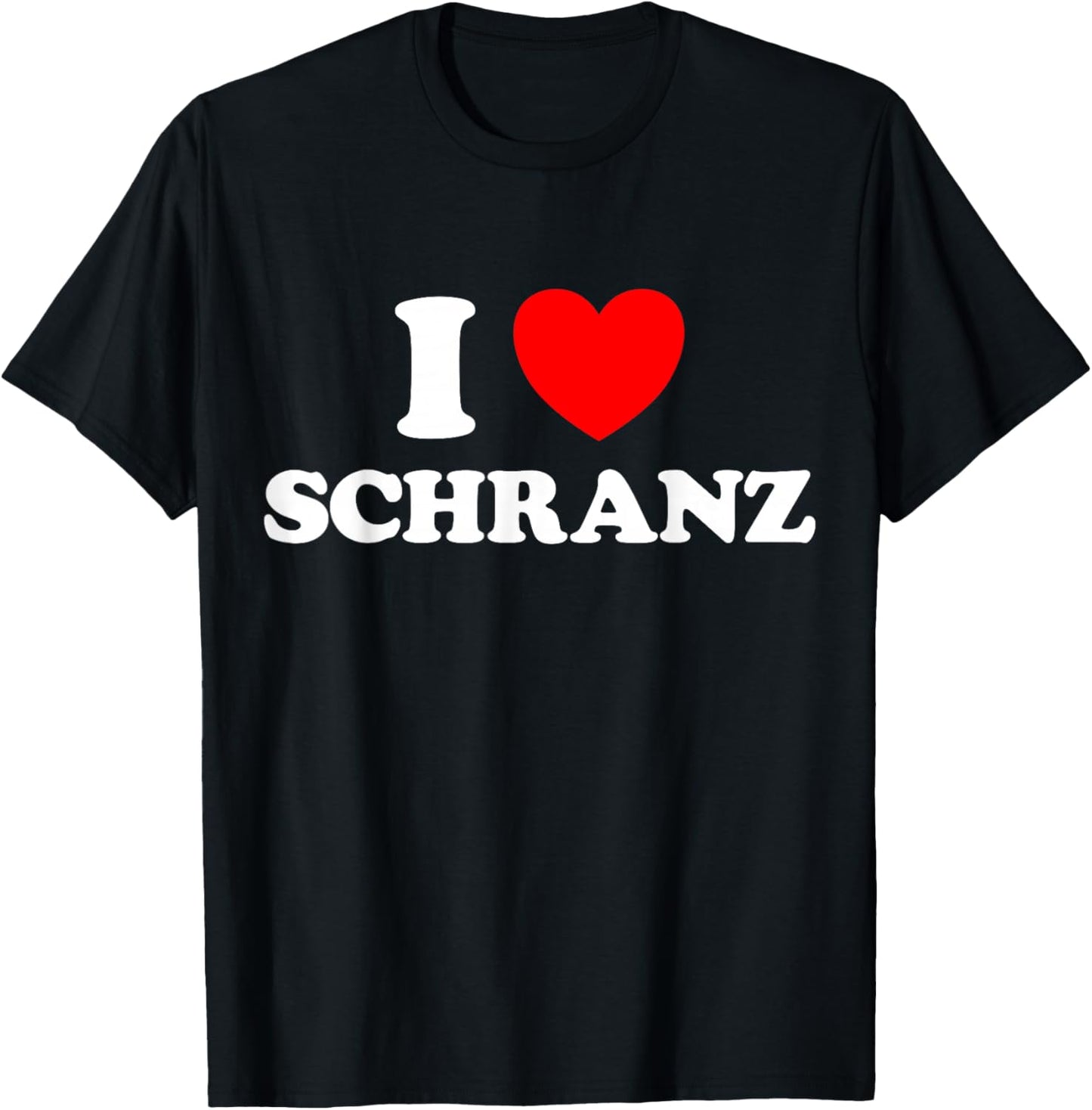 I Love Schranz Funny Hard Tekno Techno German Fast Music Fan T-Shirt - T-Shirt | Black