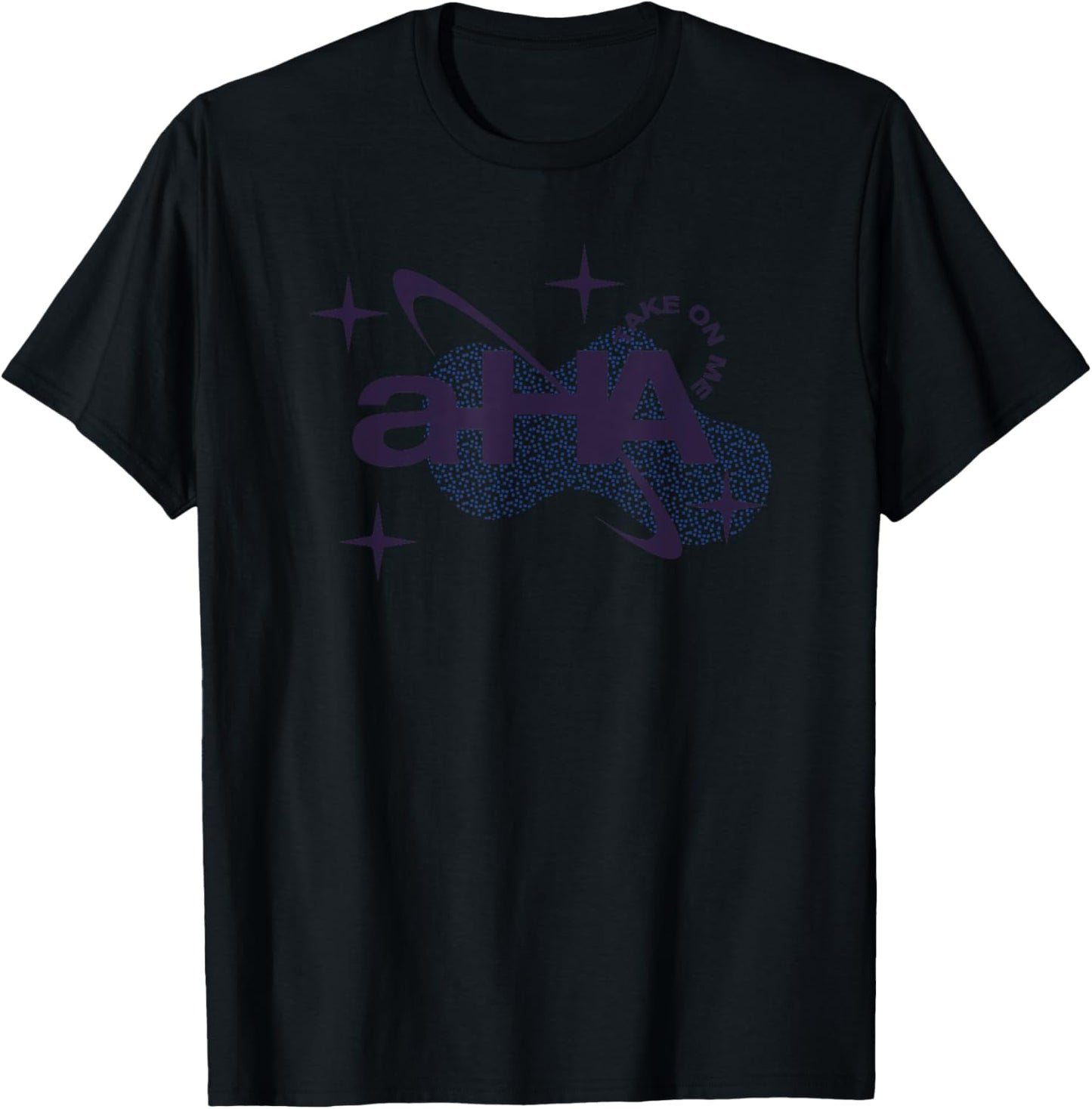 A-Ha Take On Me Stars T-Shirt - T-Shirt | Black