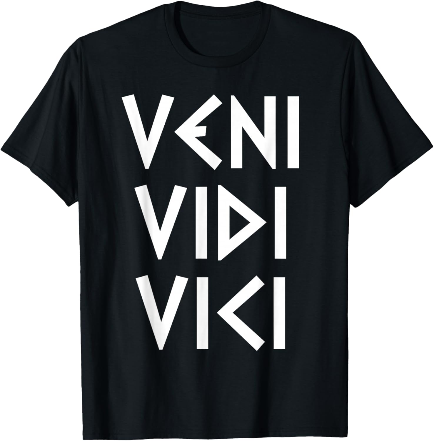 Veni VIDI VICI - I Came Saw and Conquered T-Shirt - T-Shirt | Black