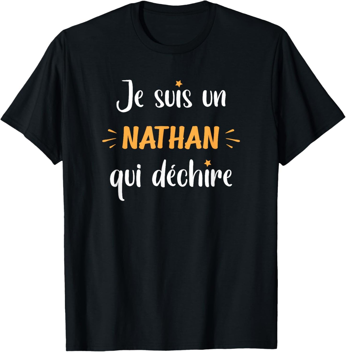 I Am A Nathan Who Rips - Idea For Nathan T-Shirt - T-Shirt | Black