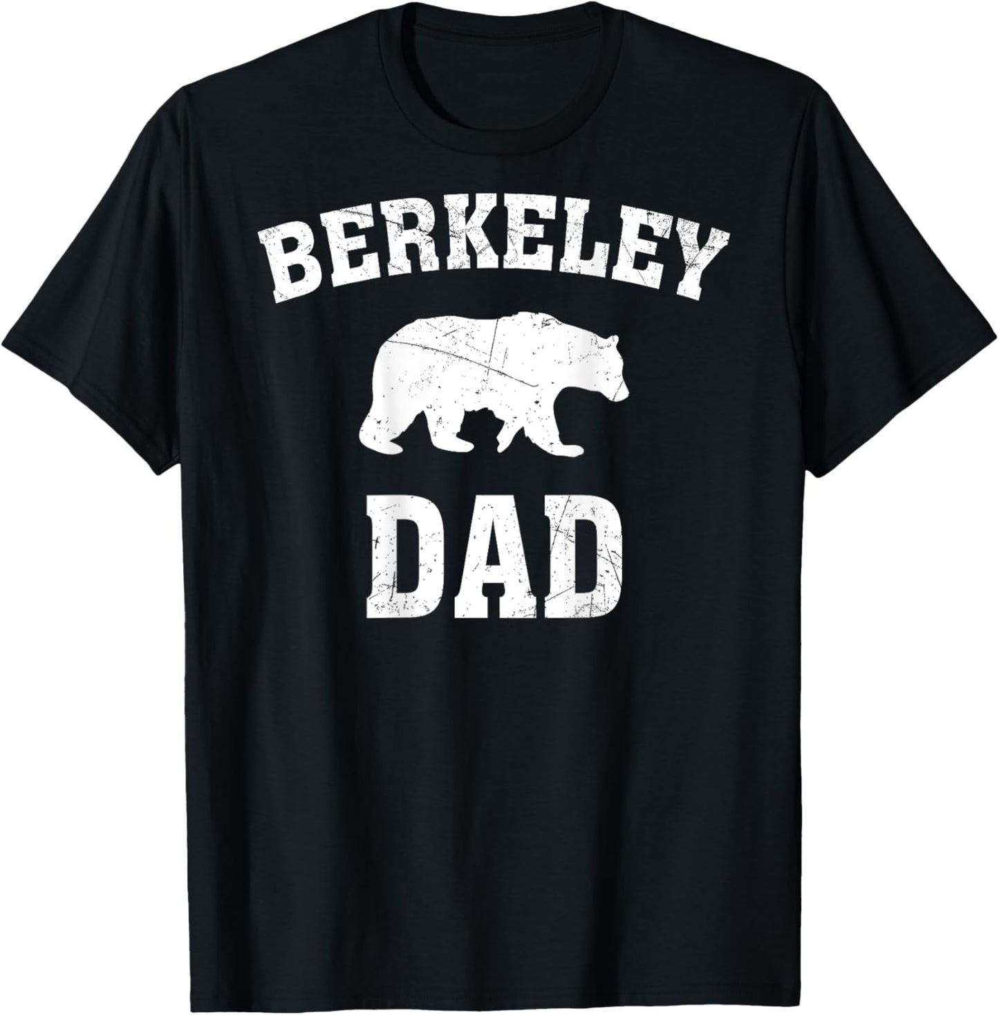 Berkeley Dad Bear Graphic Father's Day T-Shirt - T-Shirt | Black