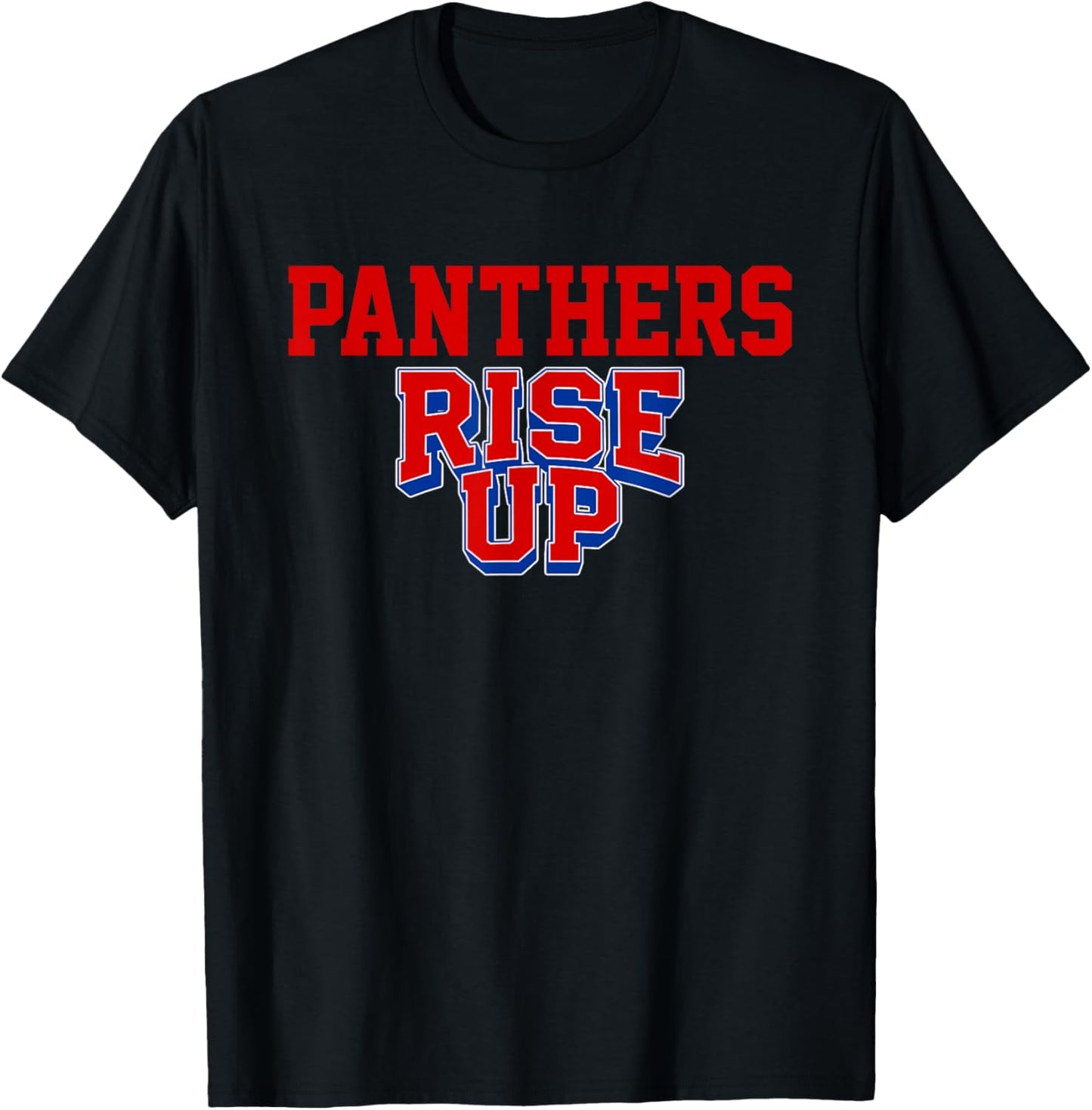 Midway Panthers Rise Up HS T-Shirt - T-Shirt | Black