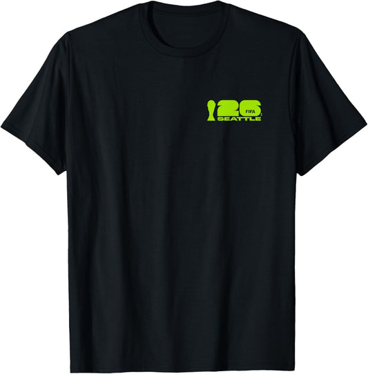 FIFA World CUP26 Seattle Poster T-Shirt - T-Shirt | Black