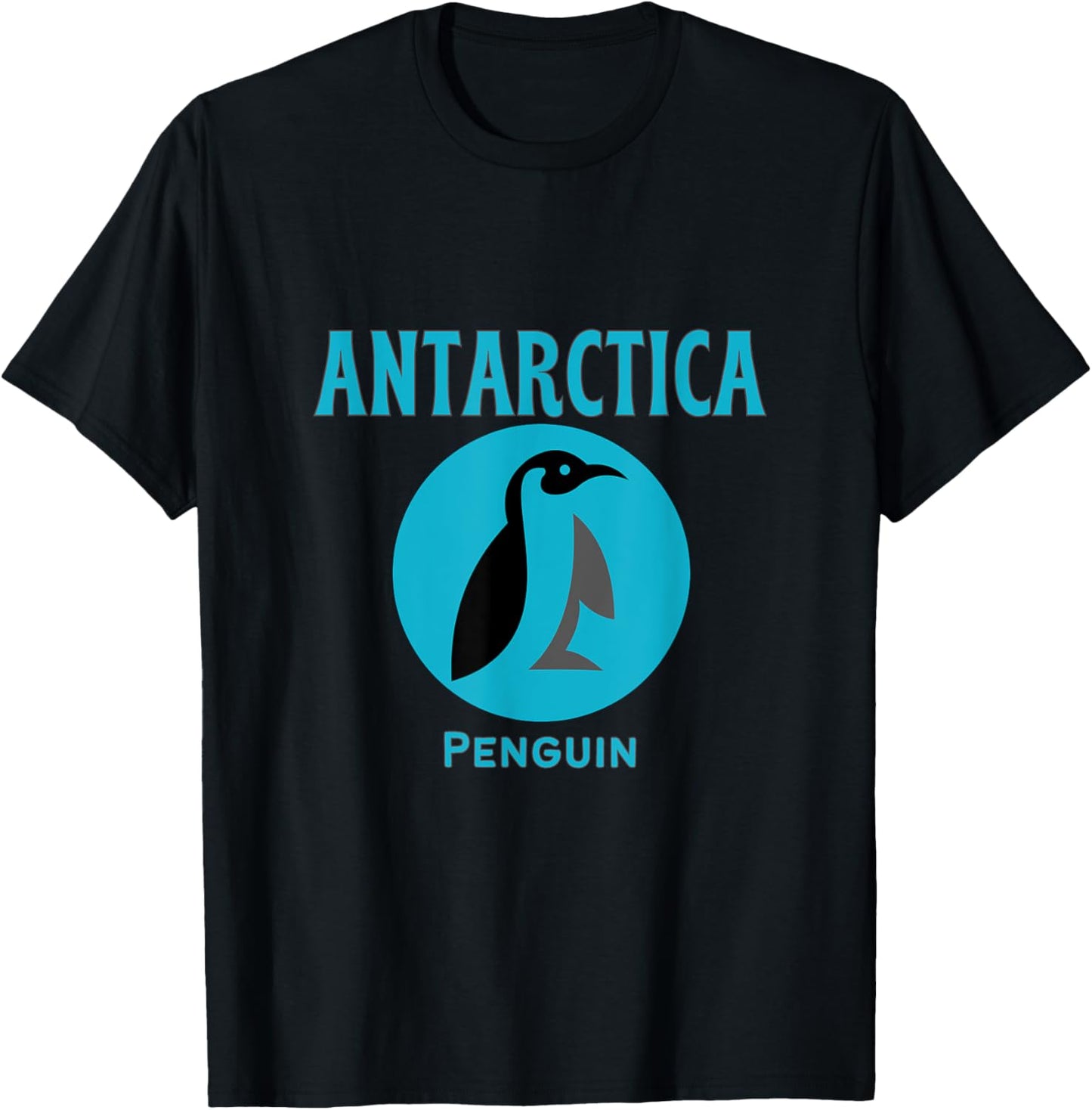 Antarctica Penguin, Antarctic Travel Tops & Accessories T-Shirt - T-Shirt | Black