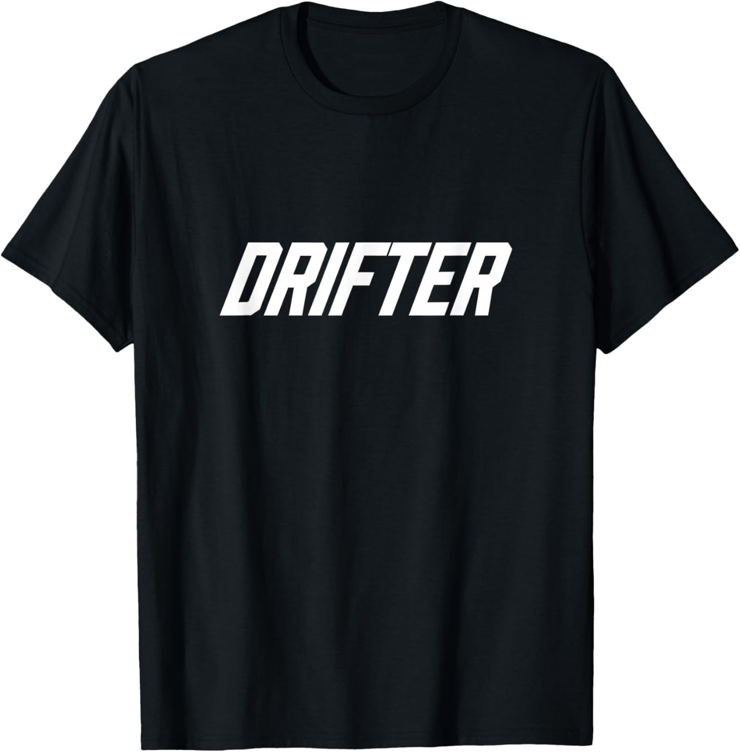 Drifter Streetwear Racing & Motorsport Design T-Shirt - T-Shirt | Black