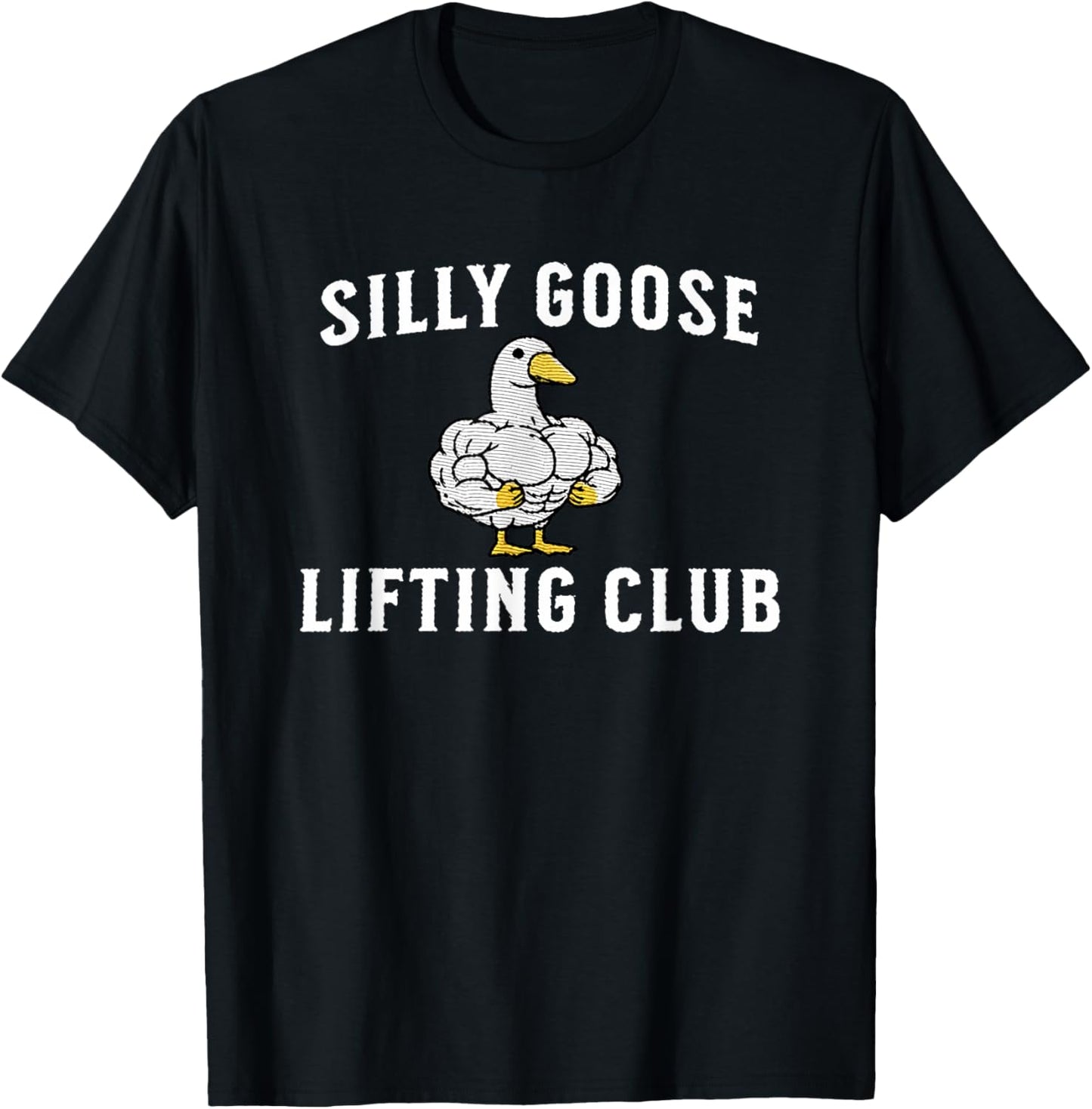 Silly Goose Lifting Club T-Shirt - T-Shirt | Black