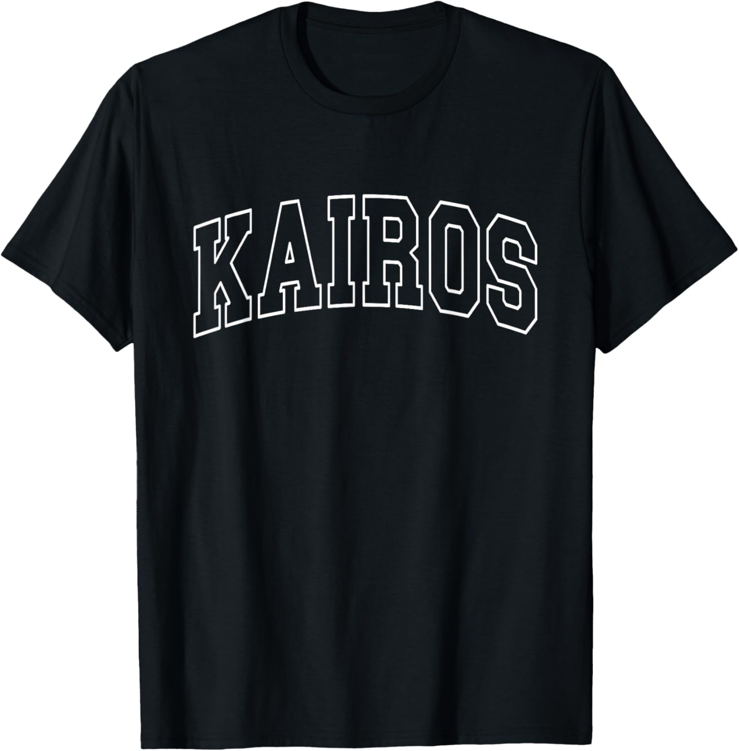 KAIROS Varsity College University School Campus T-Shirt - T-Shirt | Black