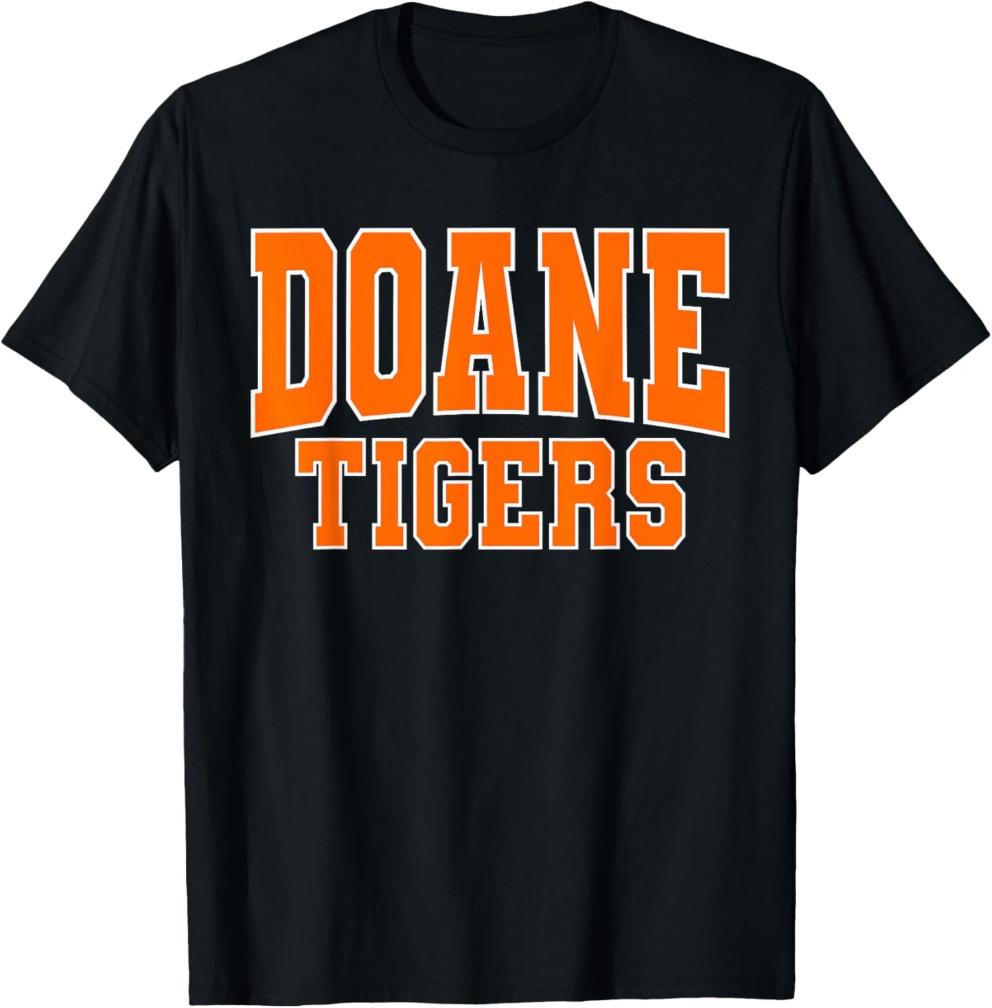 Doane University Tigers Apparel Sports Fan T-Shirt - T-Shirt | Black