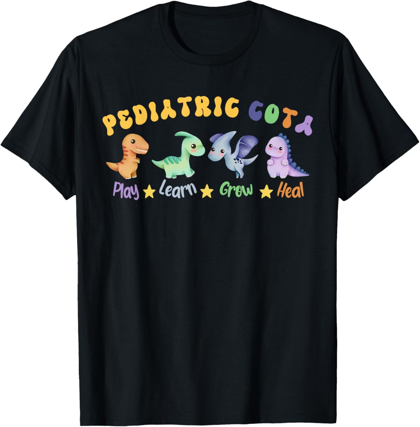 Pediatric COTA Certified Occupational Therapy Assistant OT T-Shirt - T-Shirt | Black