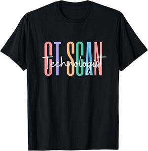 CT Tech Computed Tomography CT Scan Technologist MRI T-Shirt - T-Shirt | Black
