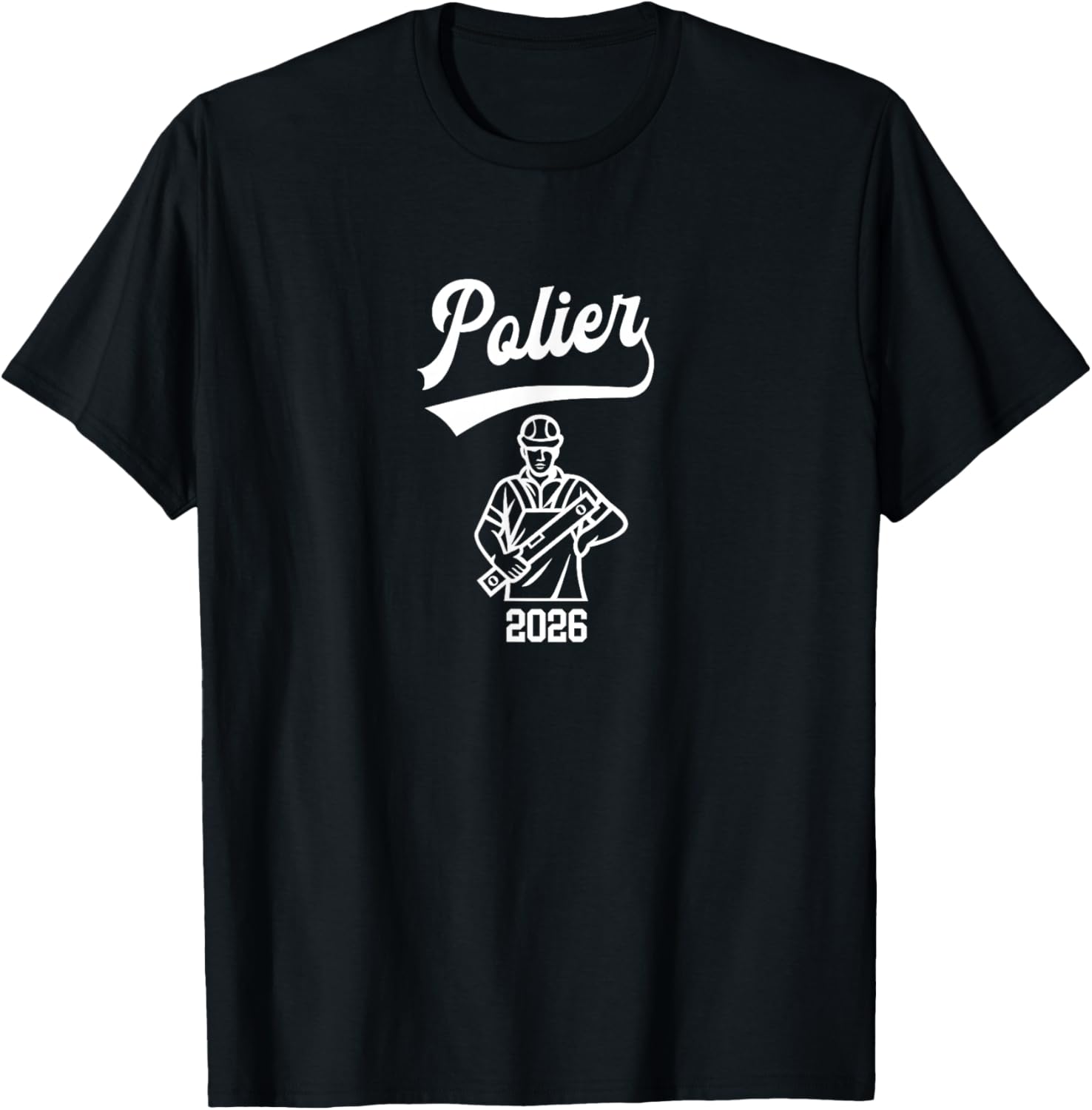 Polier 2026 Prüfung Bestanden Ausbildung Abschluss T-Shirt - T-Shirt | Black