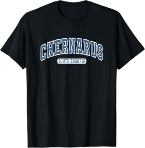 Chernarus Varsity DayZ Mountains Nature Camping Gamer Gift T-Shirt - T-Shirt | Black