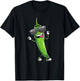 Dancing Shishito Pepper Fun Food Design Culinary Enthusiasts T-Shirt - T-Shirt | Black
