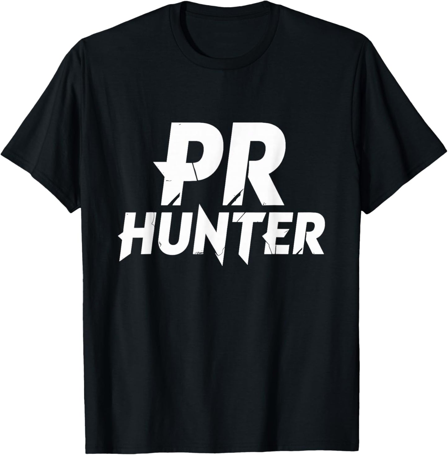 Pr Hunter Funny Powerlifting Powerlifter Gym T-Shirt - T-Shirt | Black