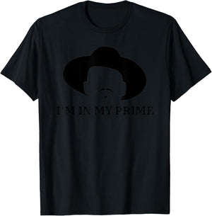 I'm in My Prime -Western Doc Holliday Cowboy Outlaw Mustache T-Shirt - T-Shirt | Black