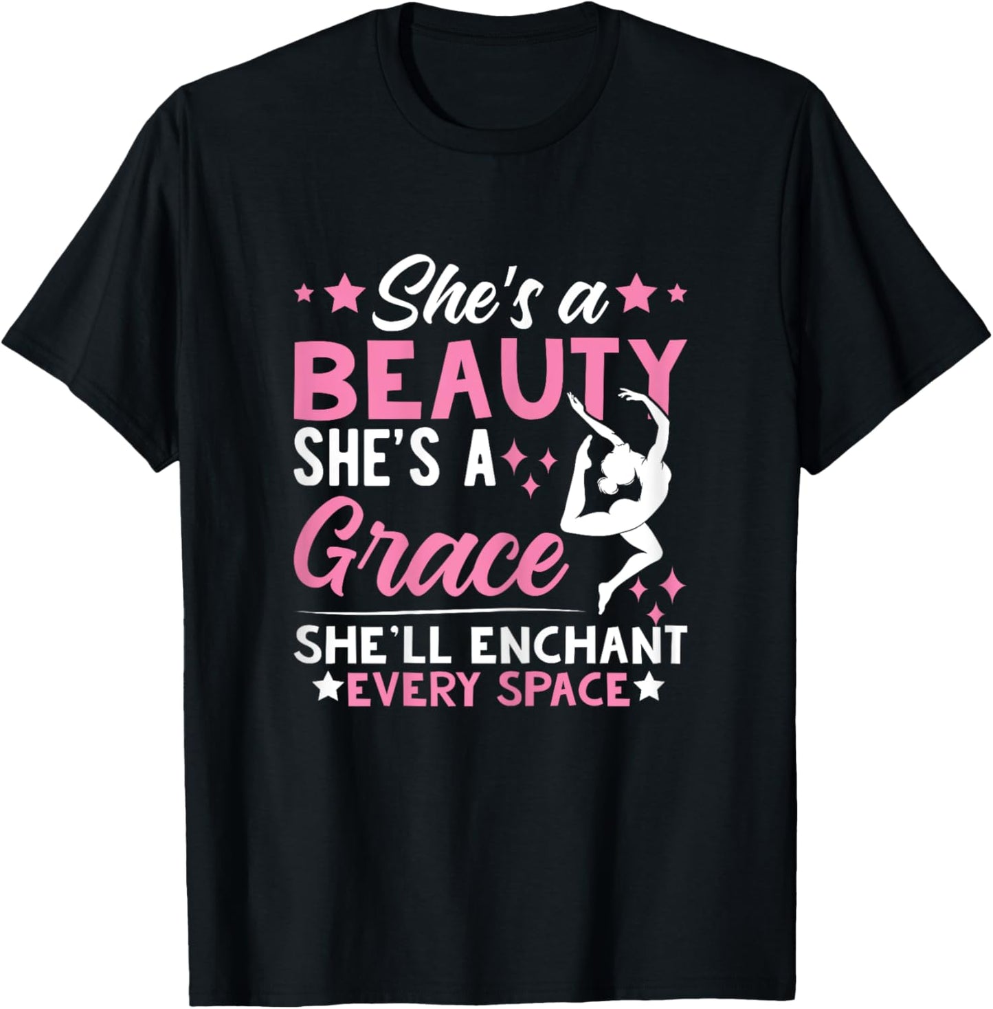Acro Dance girl T-Shirt - T-Shirt | Black