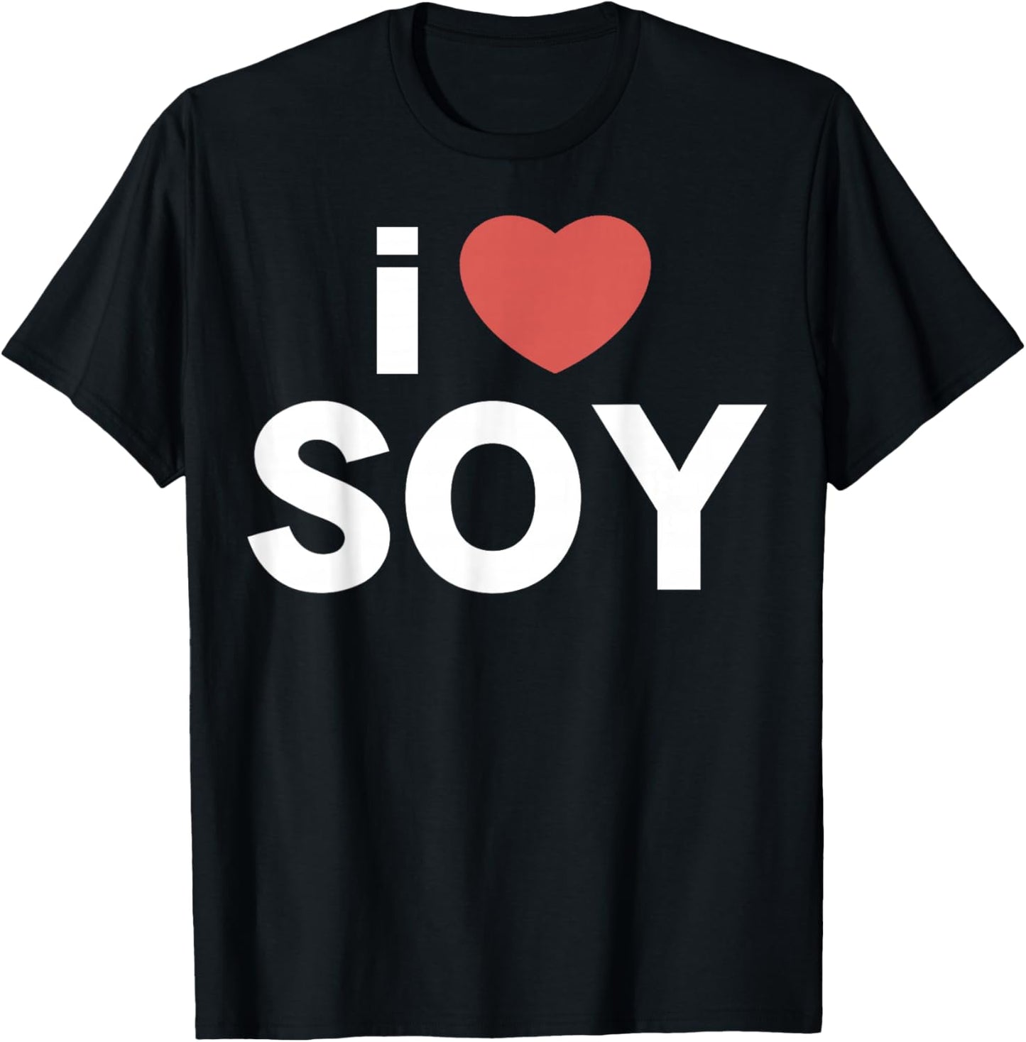 I Love Heart Soy T-Shirt - T-Shirt | Black