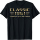 Classic 1961 Limited Edition Classic Car 65th Birthday T-Shirt - T-Shirt | Black