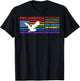 Pro America Pro Acceptance Pro Science Pro Equality Pro Book T-Shirt - T-Shirt | Black