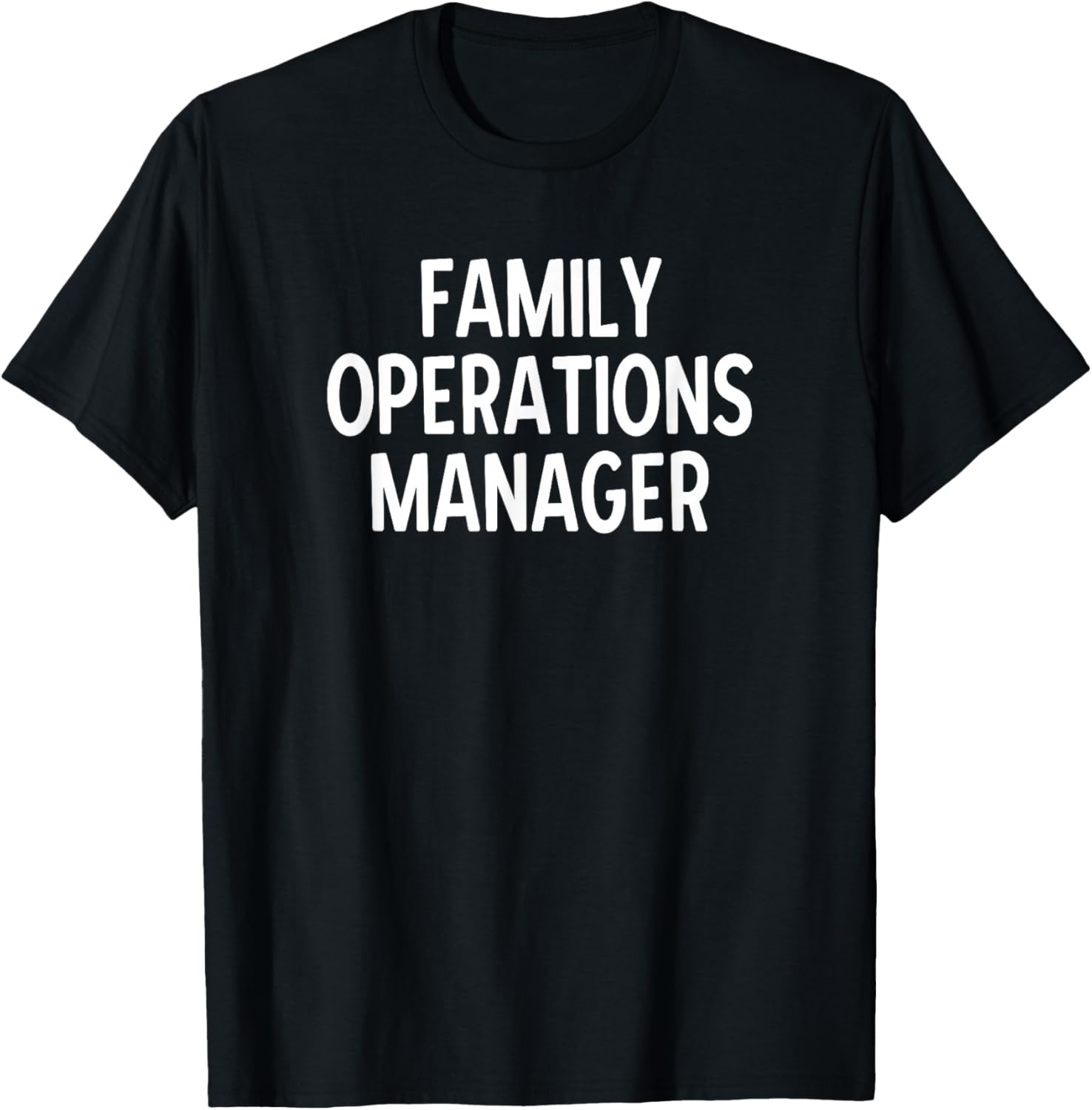 Delightfully Different World Funny Family Operations Manager T-Shirt - T-Shirt | Black