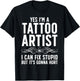 Funny Tattoo Artist Art Women Tattooer Tattoo Artist T-Shirt - T-Shirt | Black