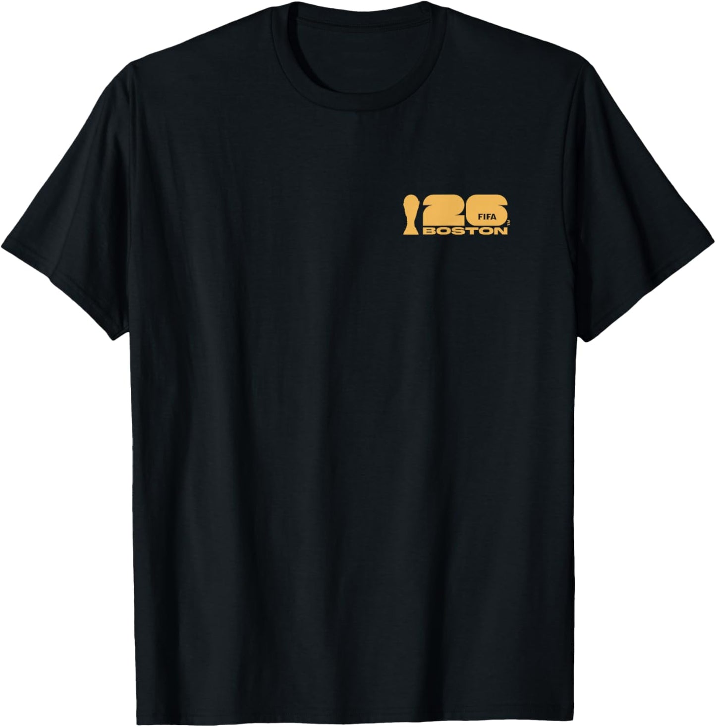 FIFA World CUP26 Boston Poster T-Shirt - T-Shirt | Black