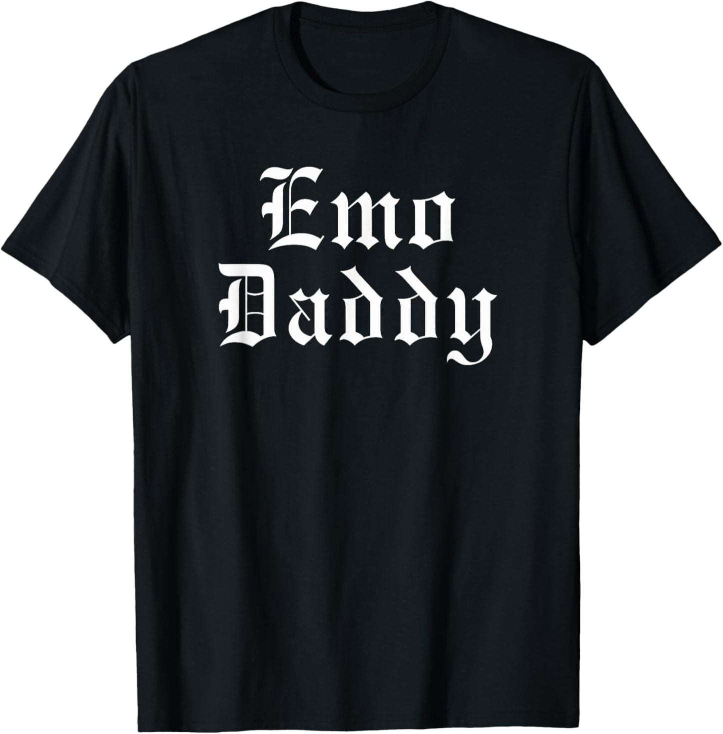 Emo daddy Funny Emo father Goth Punk father's Day T-Shirt - T-Shirt | Black
