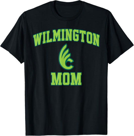 Wilmington College Mom Mother Athletics Vintage Sports T-Shirt - T-Shirt | Black