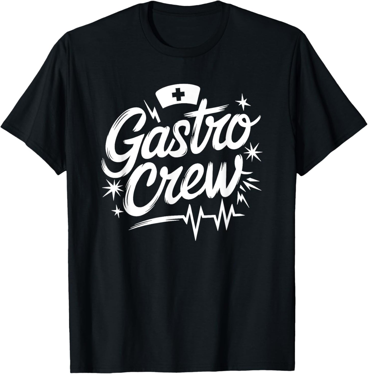 Endoscopy Nurse Gastro Crew, Endoscopy Nursing Endo Nurse T-Shirt - T-Shirt | Black