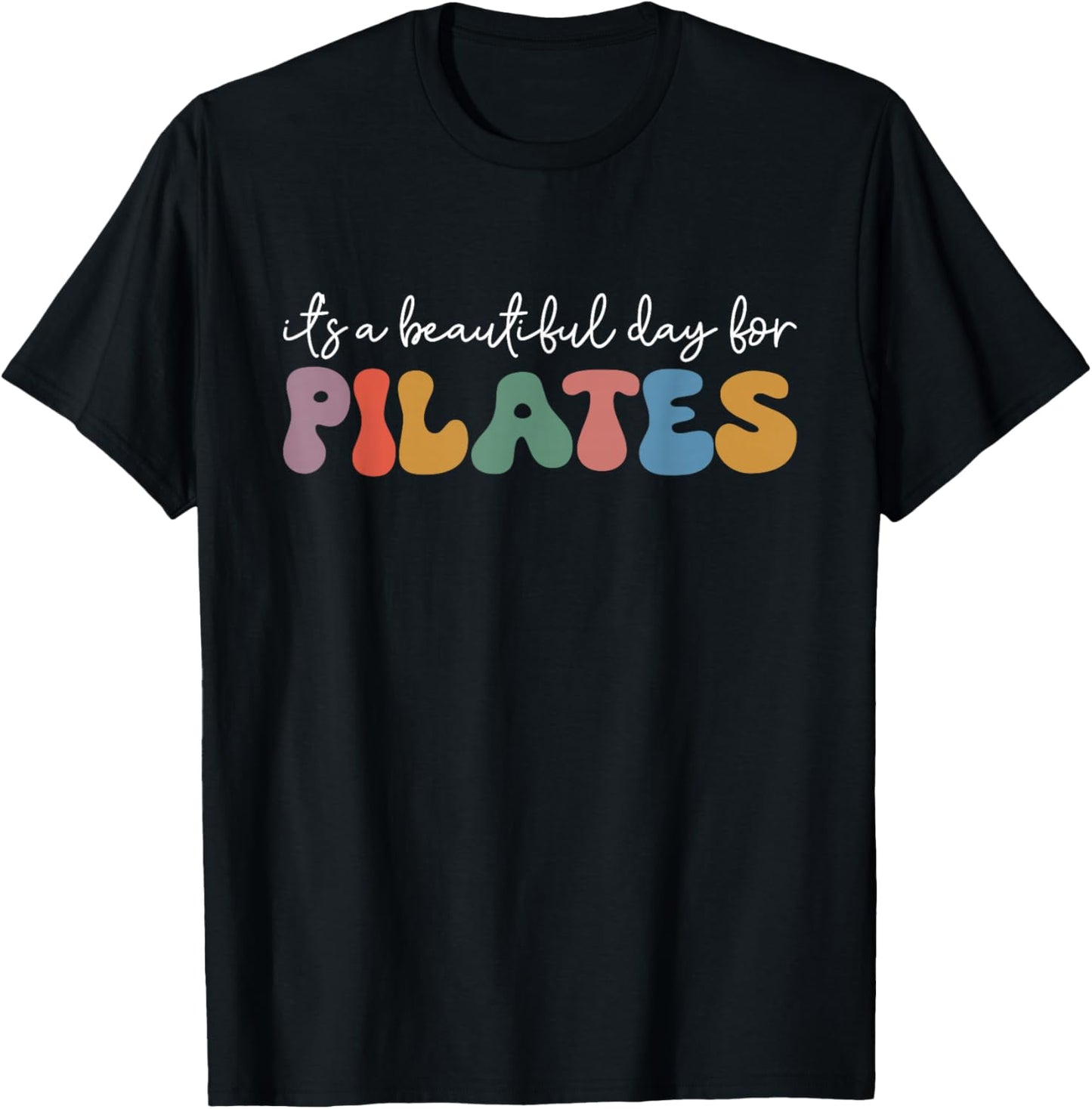 SOMMAS YOGA Retro Pilates Lover Instructor Workout T-Shirt - T-Shirt | Black
