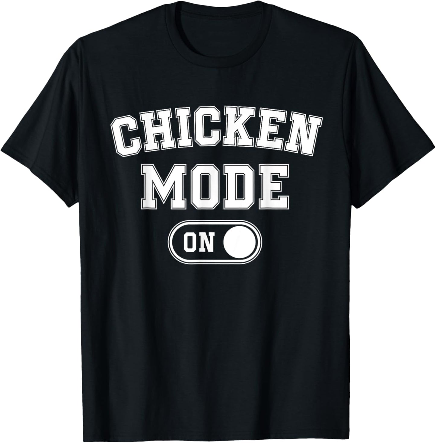 Chicken Mode On Costume Funny Farmer Gift Farm Animal Lover T-Shirt - T-Shirt | Black