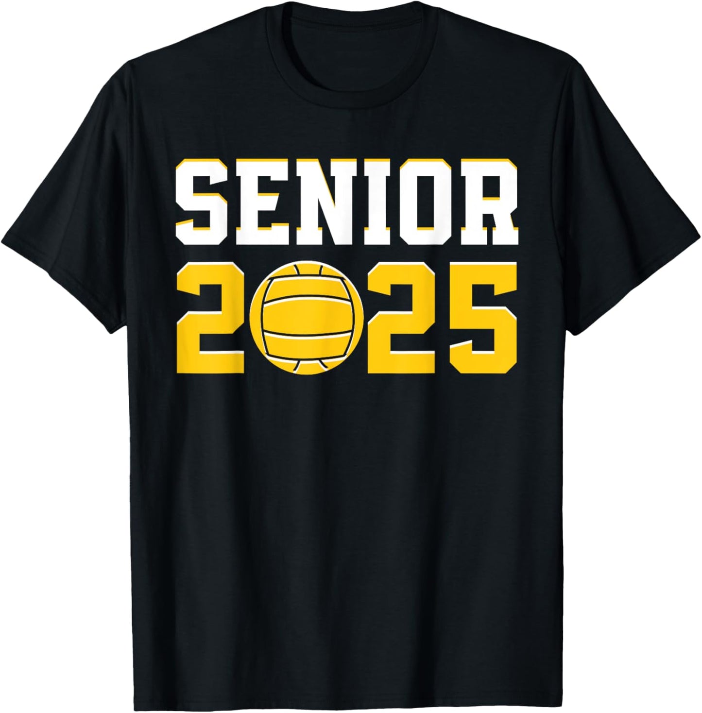 Class of 2025 Graduation Waterpolo Senior 2023 Water Polo T-Shirt - T-Shirt | Black
