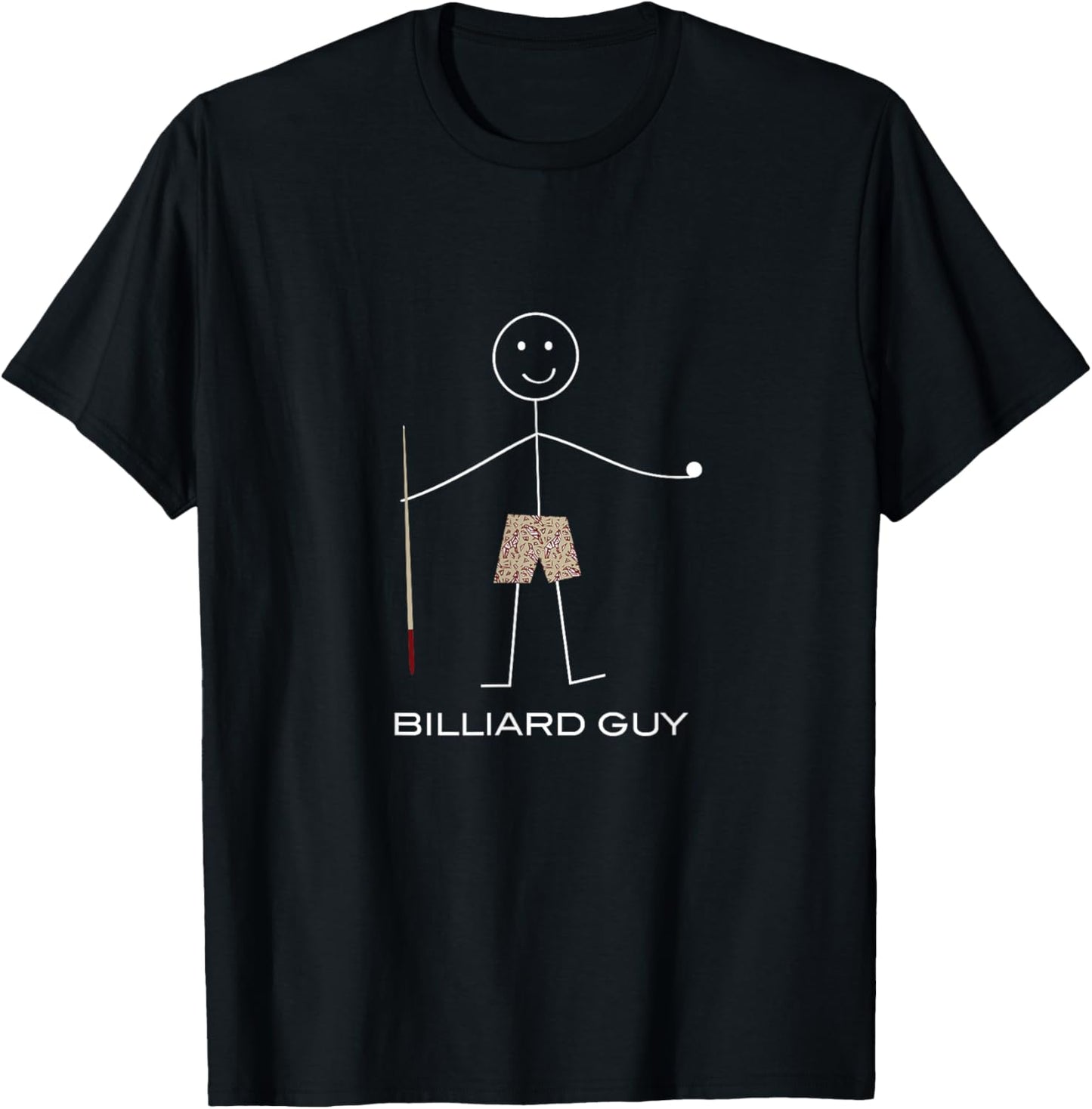 Joueur de Billard Amusant pour Homme T-Shirt - T-Shirt | Black