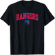 New York Rangers Arch Over White Officially Licensed T-Shirt - T-Shirt | Black