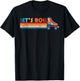 Let's Roll Roller Skating Skater Skate Retro Vintage 70s 80s T-Shirt - T-Shirt | Black