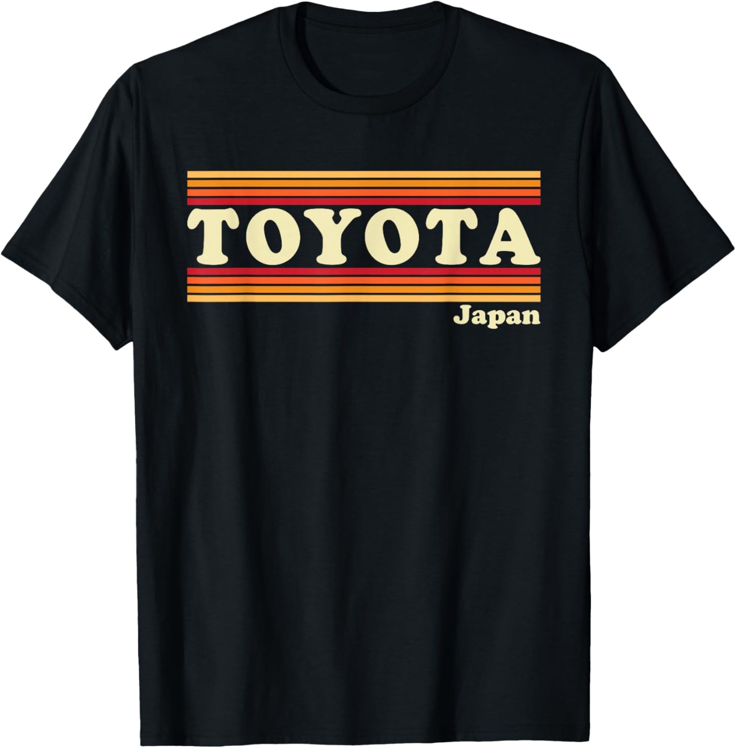Vintage 80s Toyota Japan Retro Graphic T-Shirt - T-Shirt | Black