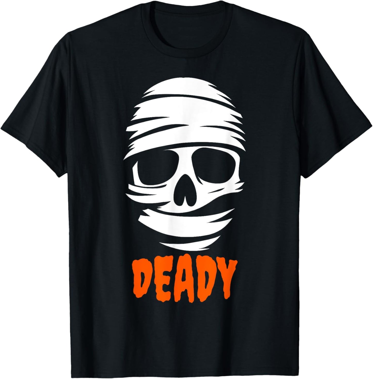Deady Mummy Couples Halloween Costume For Dad Father T-Shirt - T-Shirt | Black