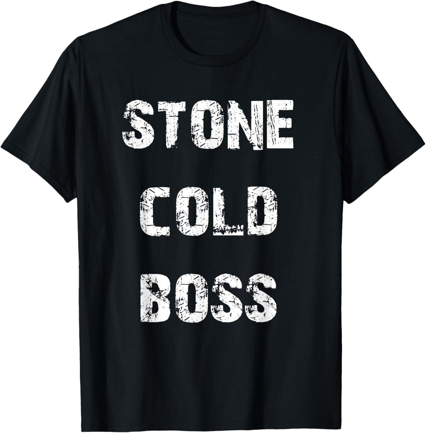 Stone Cold Boss T-Shirt - T-Shirt | Black