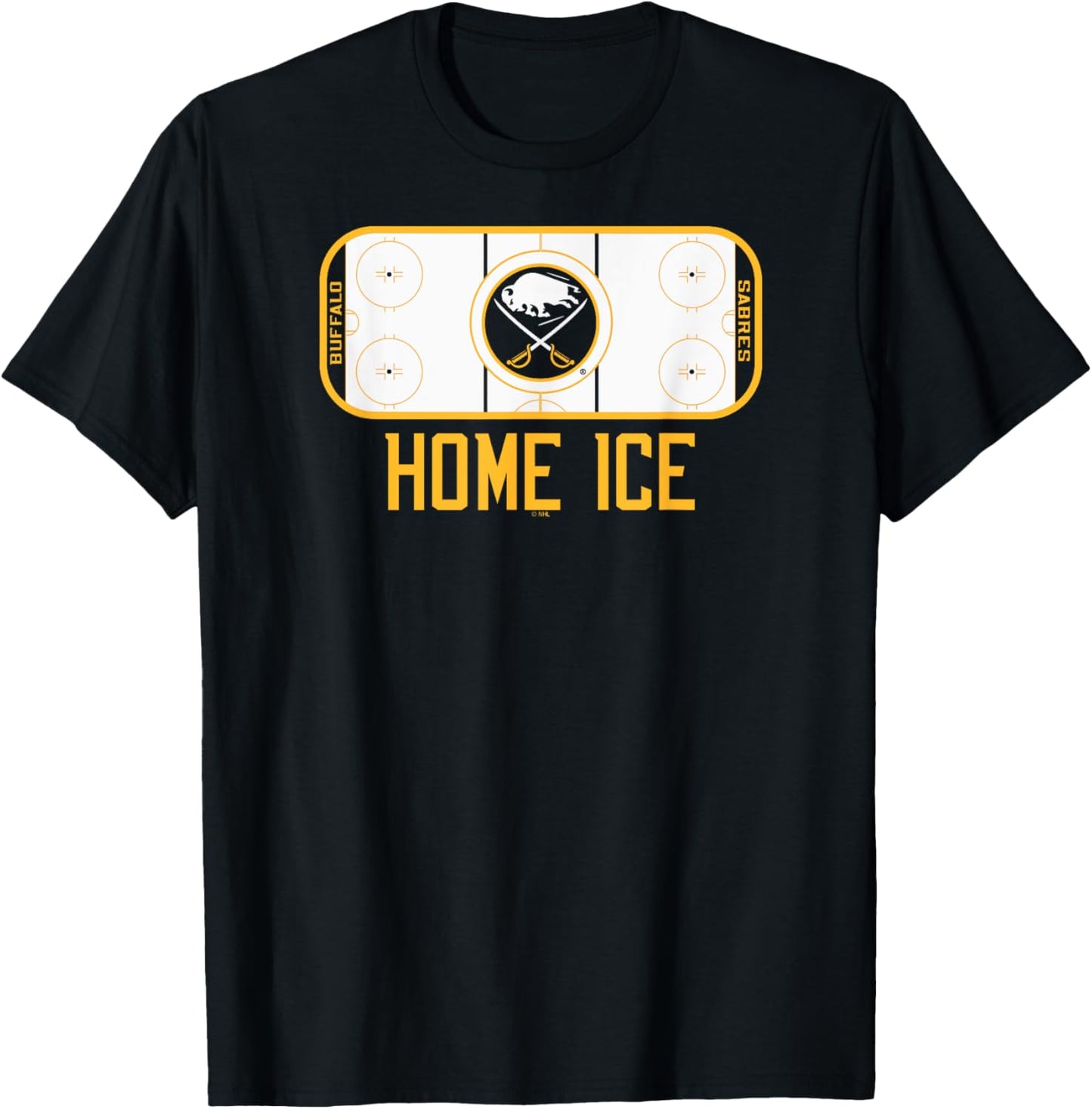 Buffalo Sabres Home Ice Blue Officially Licensed T-Shirt - T-Shirt | Black