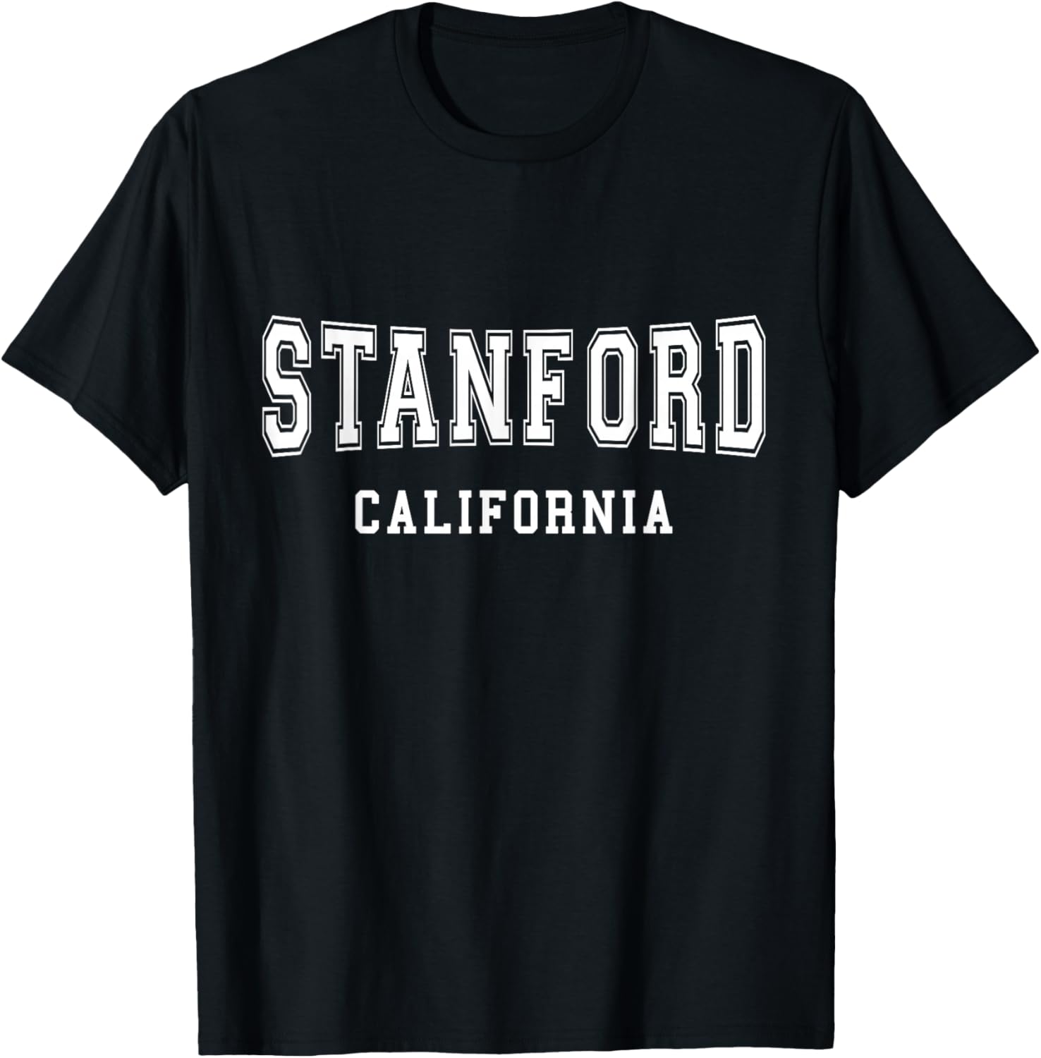 Vintage Stanford California - Throwback Design - Classic T-Shirt - T-Shirt | Black