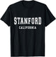 Vintage Stanford California - Throwback Design - Classic T-Shirt - T-Shirt | Black