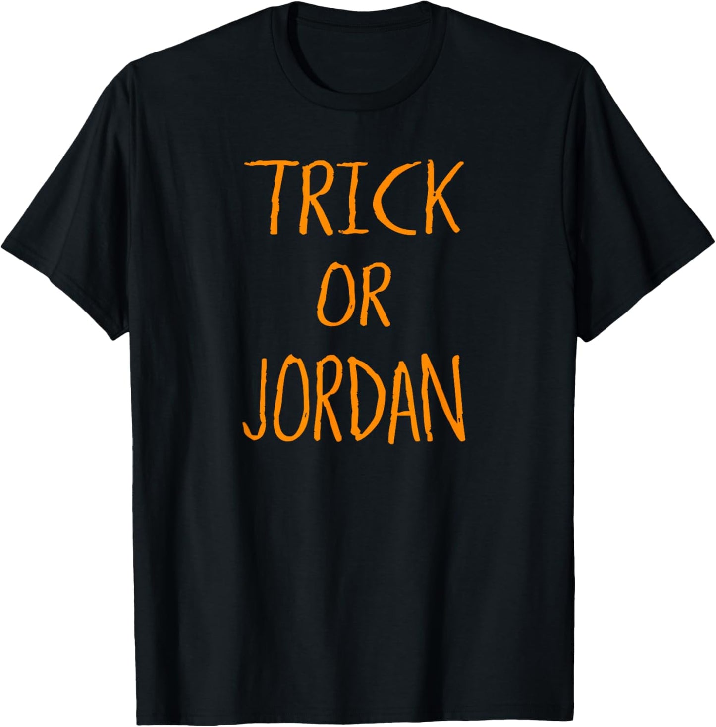Trick Or Jordan Halloween Shirt T-Shirt - T-Shirt | Black