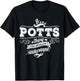 It's A POTTS Thing You Wouldn't Understand Family Name T-Shirt - T-Shirt | Black