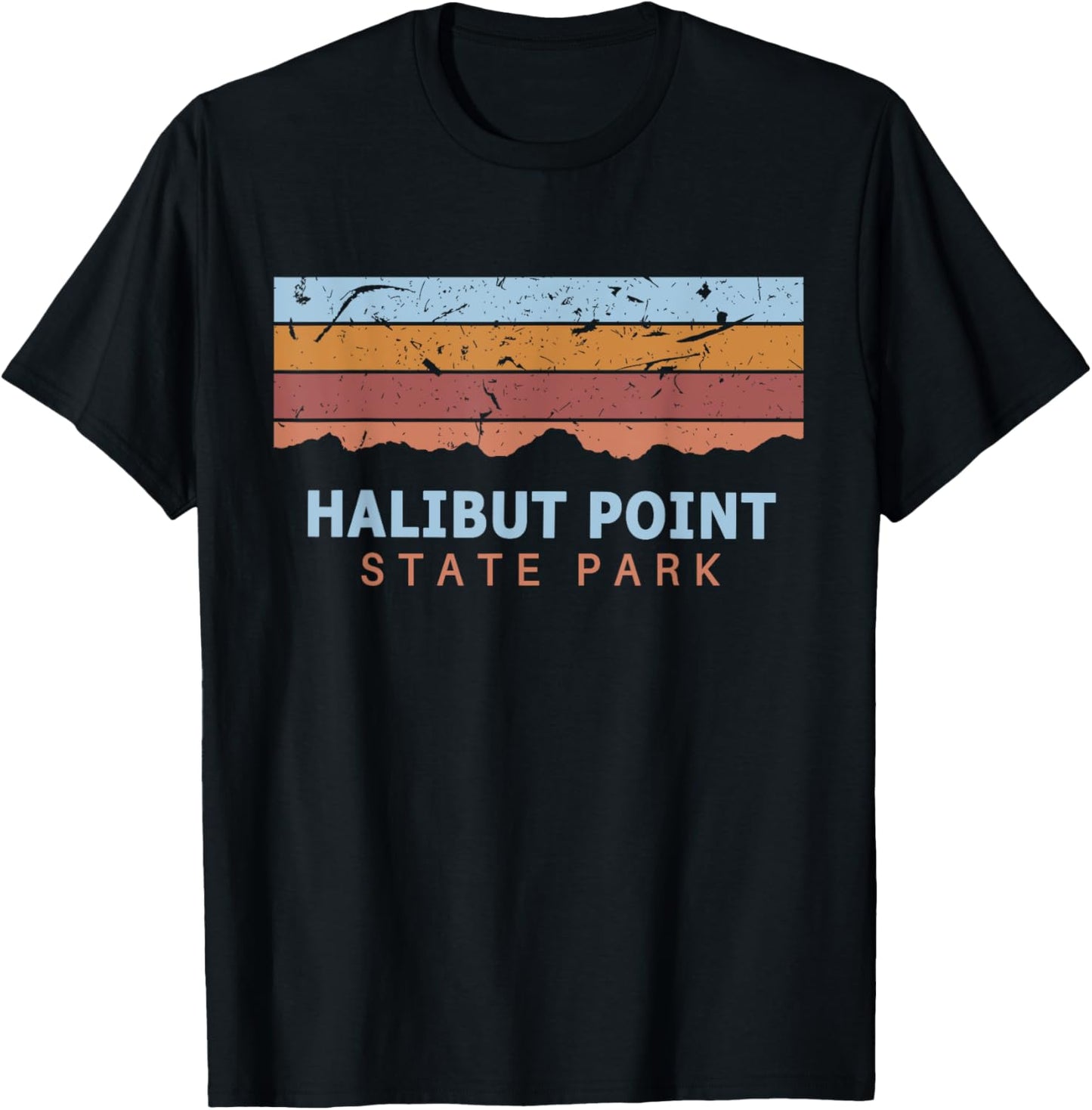 Halibut Point State Park Massachusetts Retro Cool T-Shirt - T-Shirt | Black