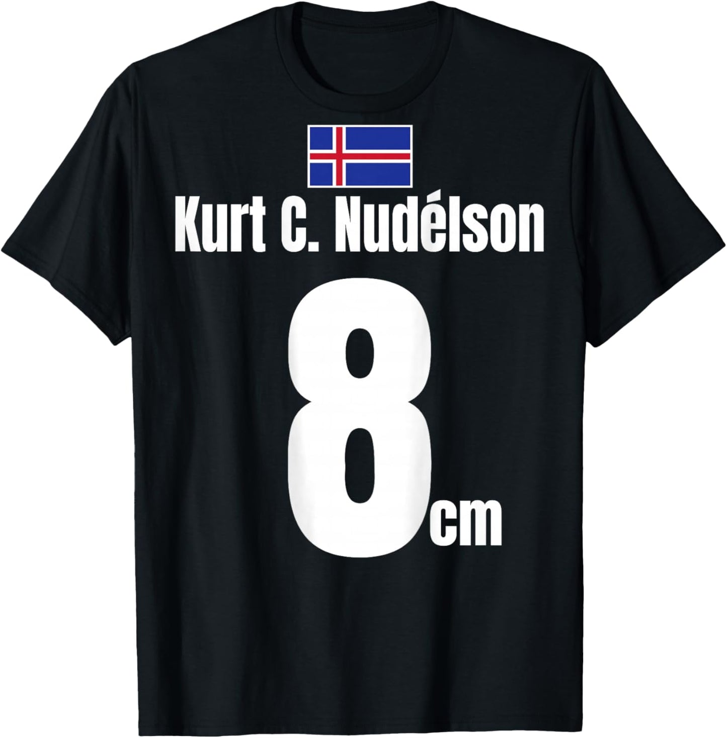 Kurt C. Nudelson Nr.8 cm Lustig Island Mallorca Party T-Shirt - T-Shirt | Black