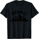 Denali Mountain Peak Elevation Alaska National Park Hiking T-Shirt - T-Shirt | Black