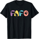 FAFO Cute Cats T-Shirt - T-Shirt | Black