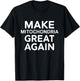 Make Mitochondria Great Again Science Design T-Shirt - T-Shirt | Black